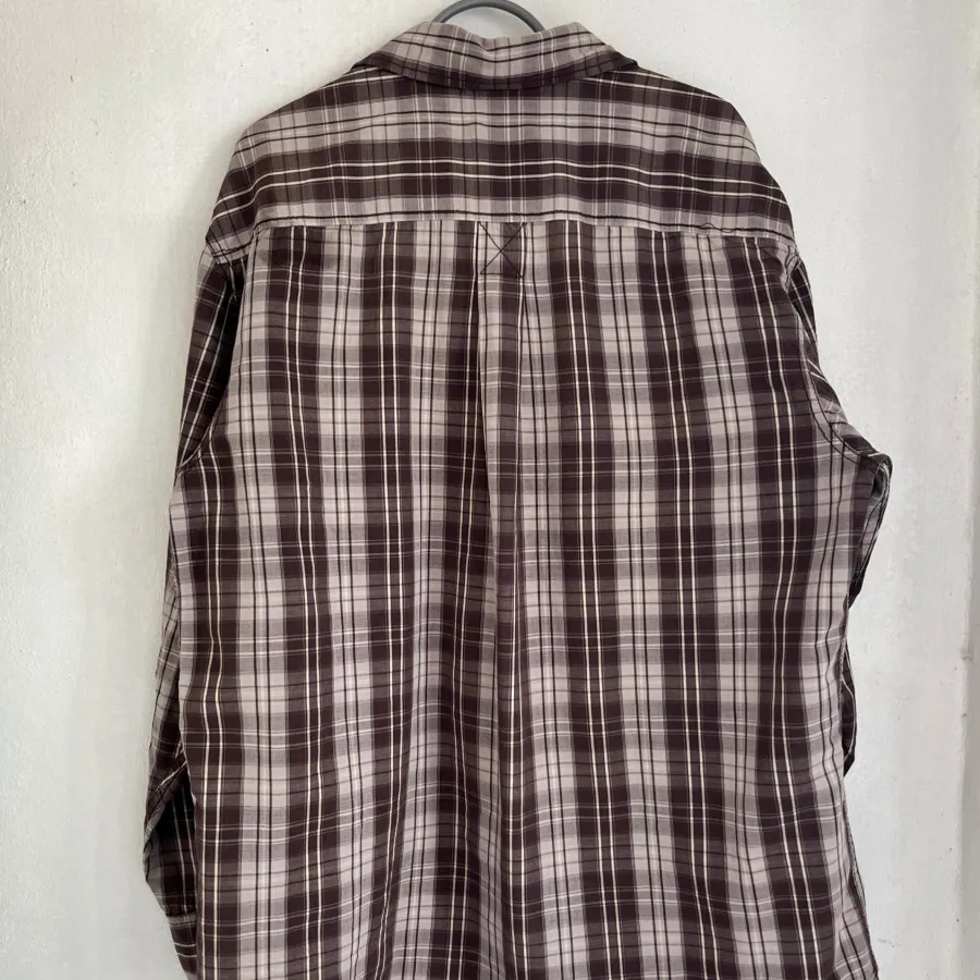 پیراهن چهارخانه نخ پنبه