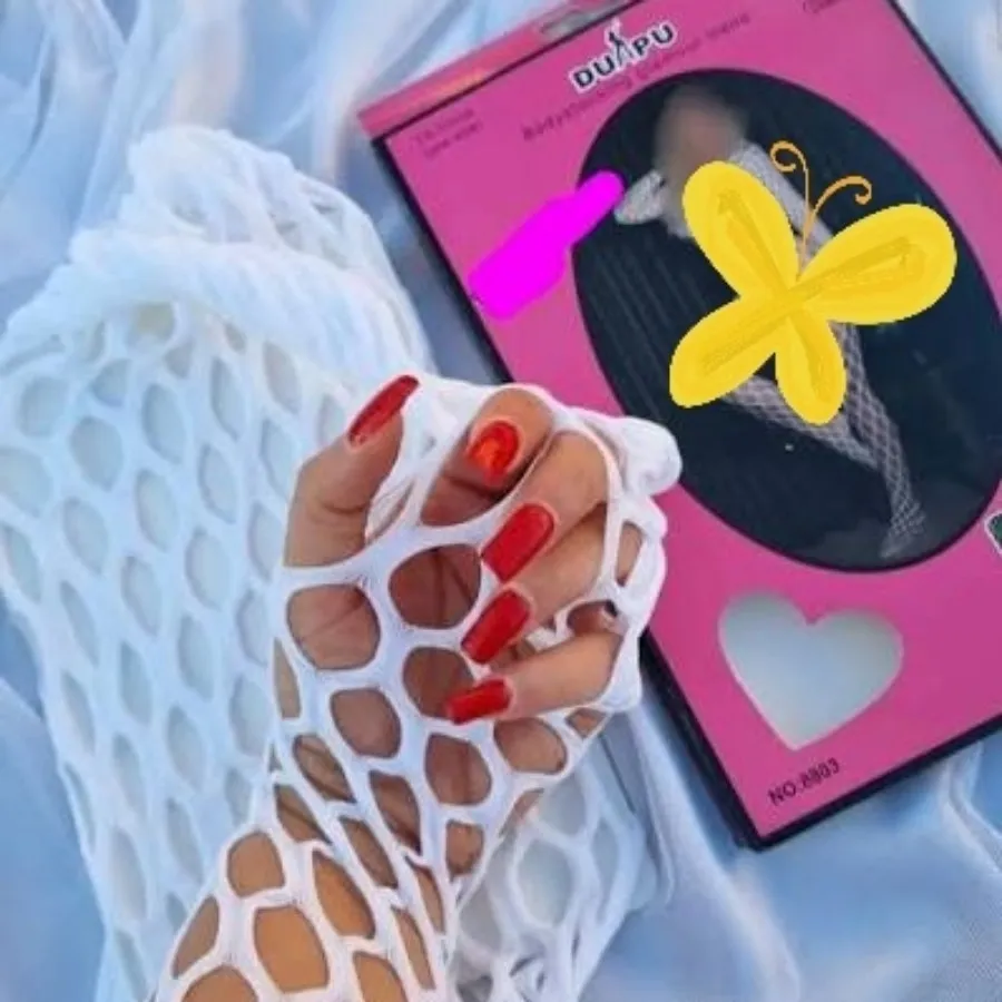 بادی شبرنگ نیونی سفید