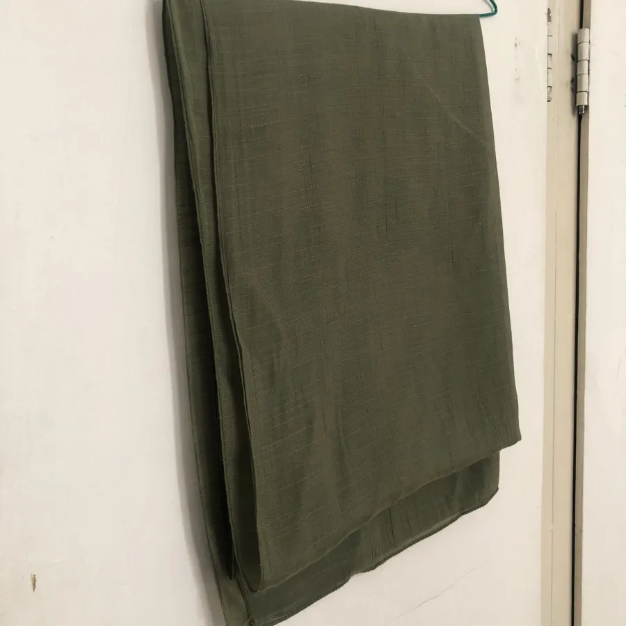 شال نخی سبز یشمی