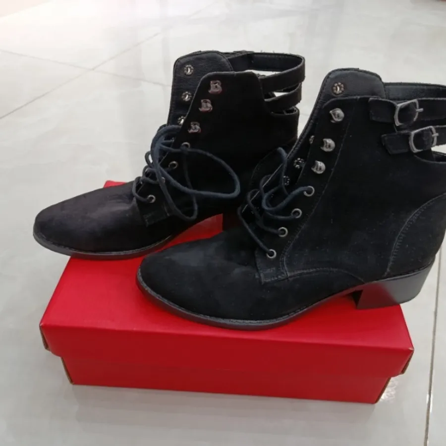 نیم بوت دخترانه جیر  بندی