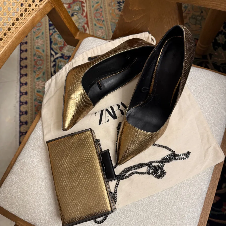 ست کیف و کفش مجلسی زارا