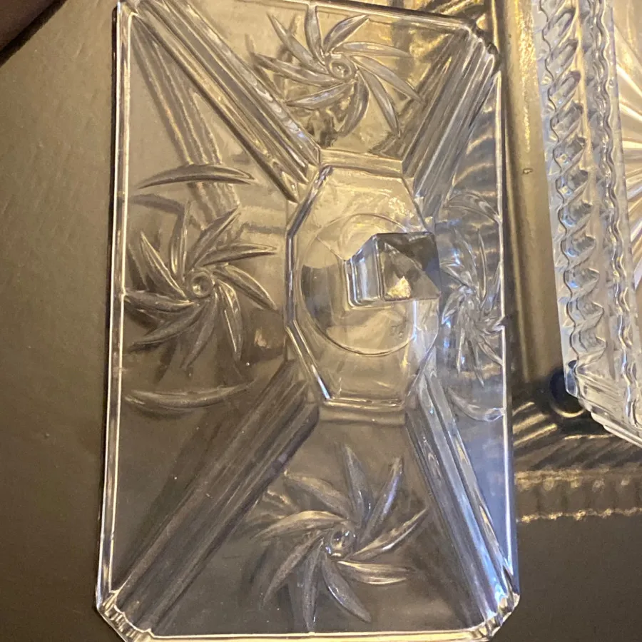 شکلات خوری شیشه ای طرح دا