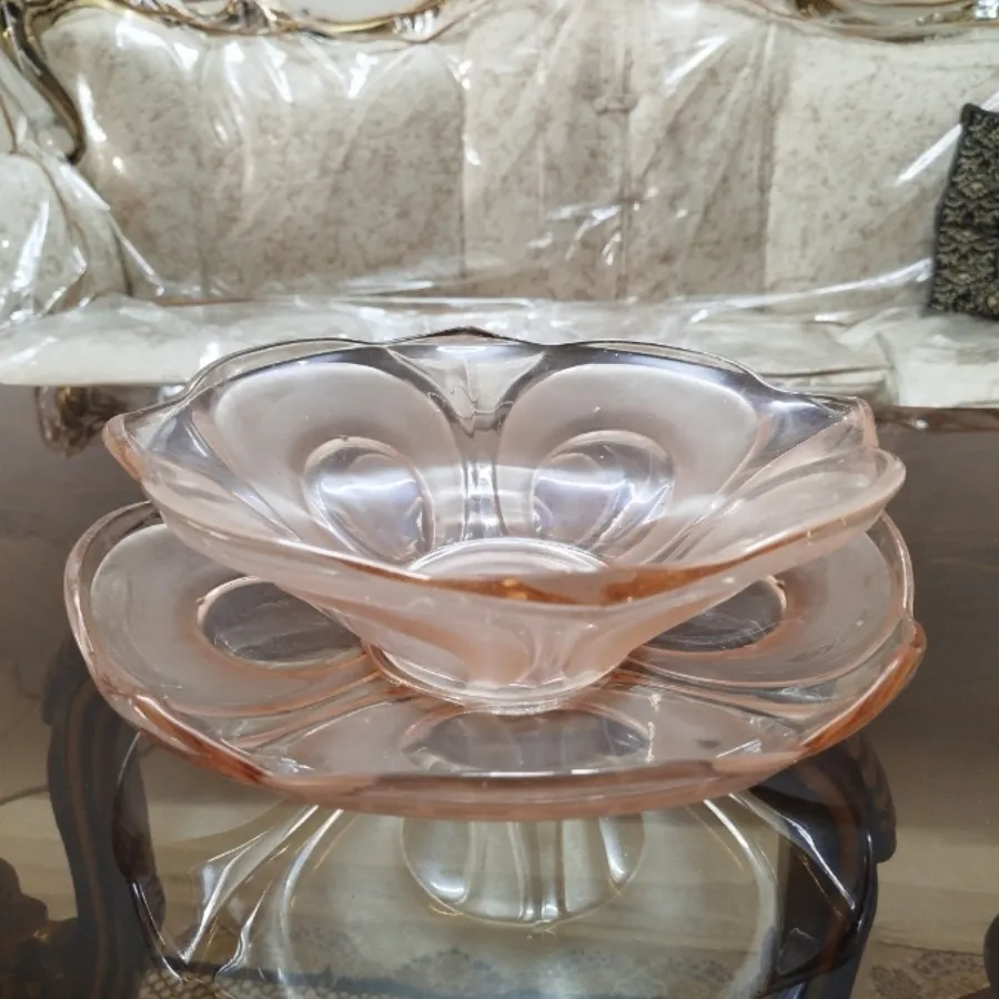 قاب و قدح کریستال چک قدیم