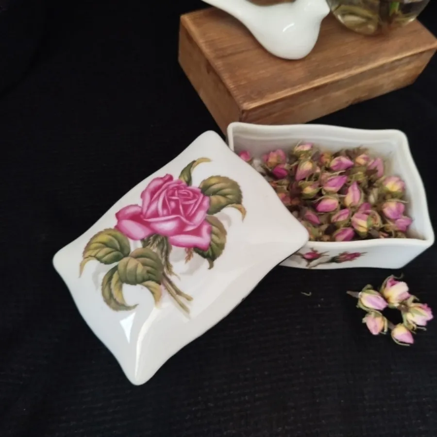 جعبه چینی بسیار زیبای گل