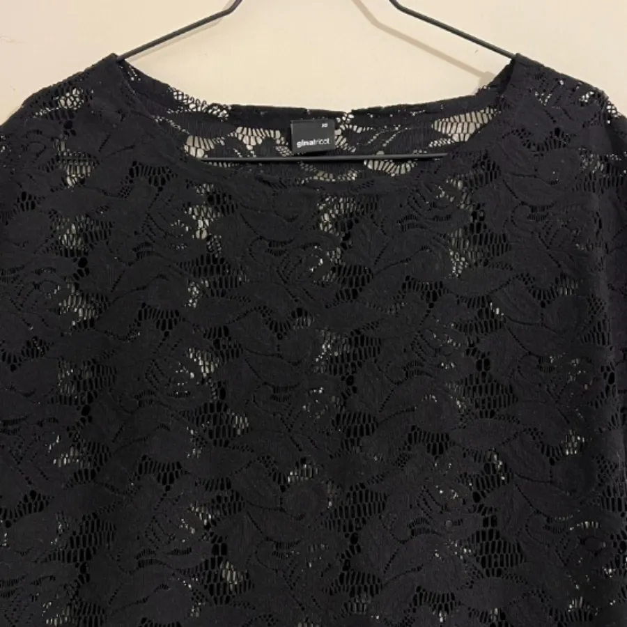 تاپ طرح گیپور مشکی