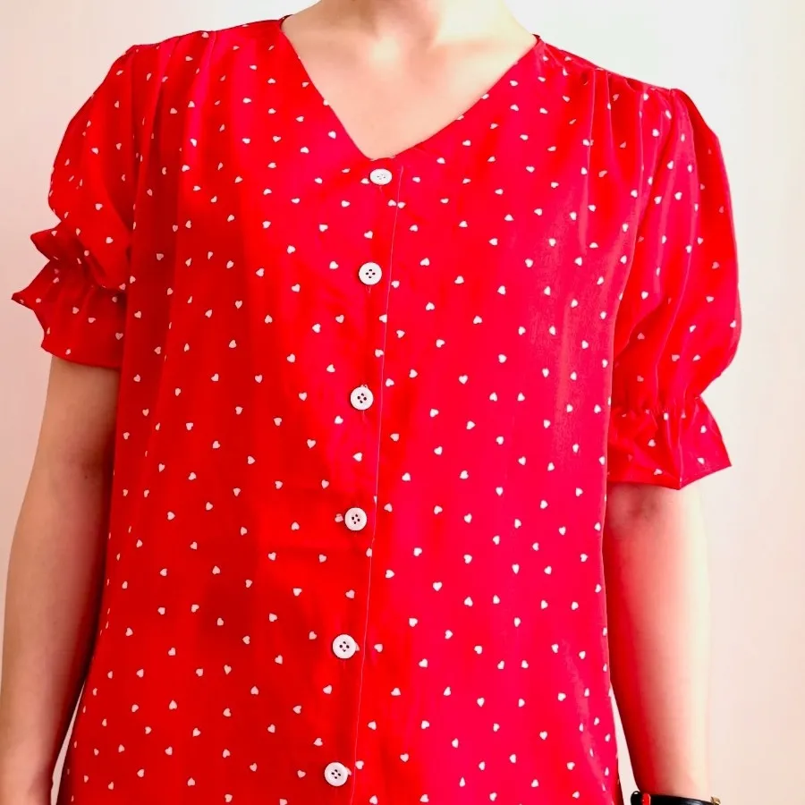 شومیز استین کوتاه