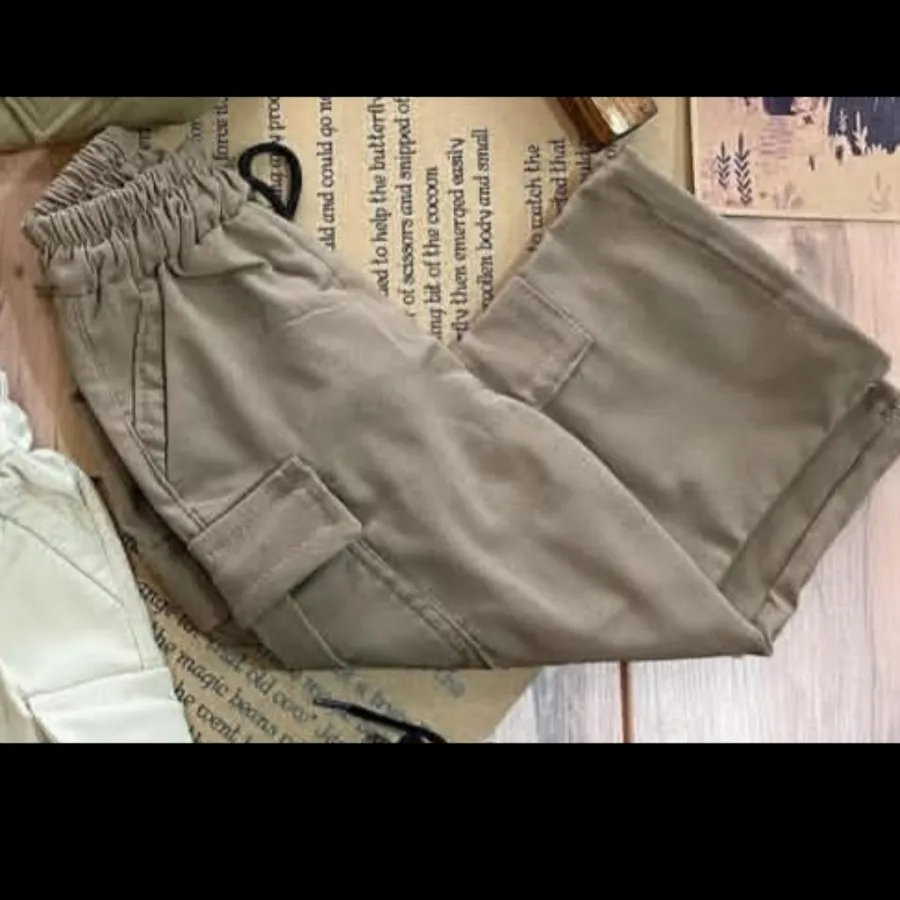 شلوار کتان کارگو