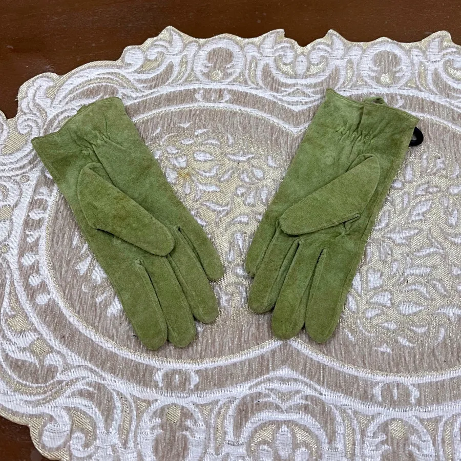 دستکش جیر چرم