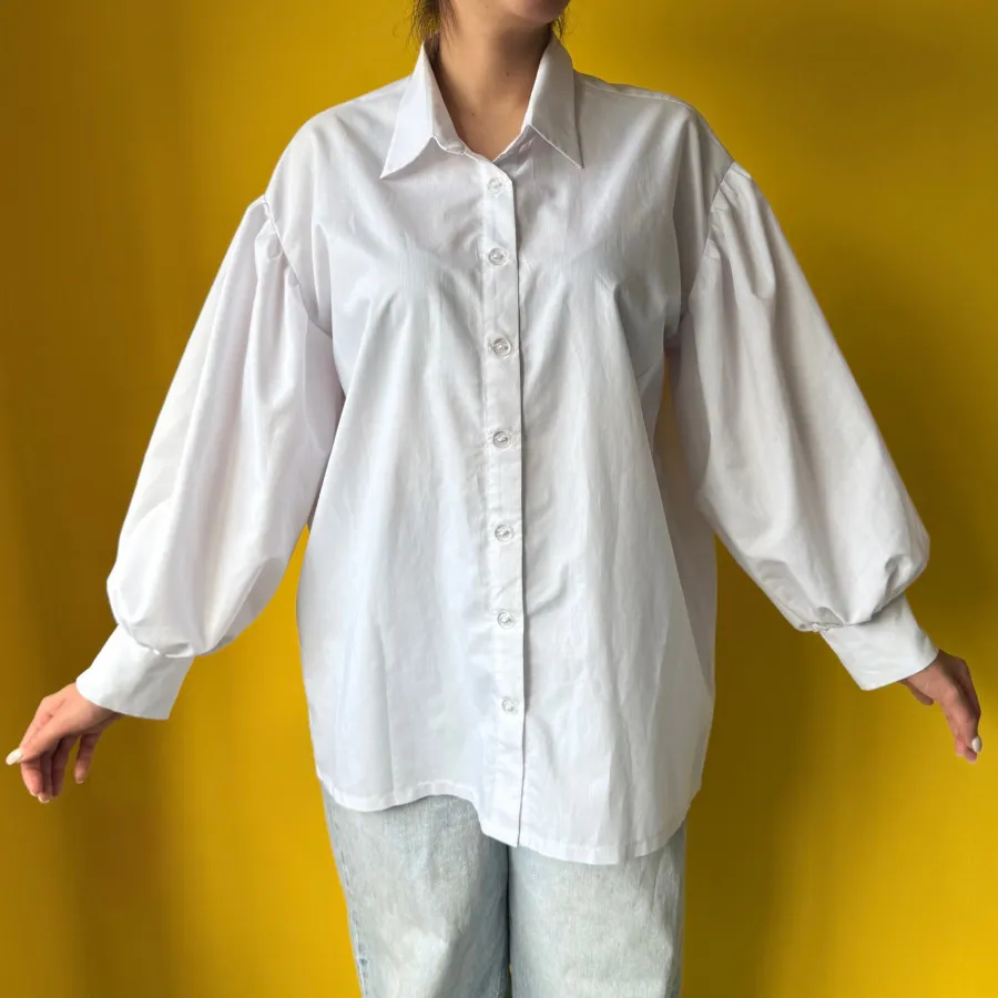 شومیز آستین پفی