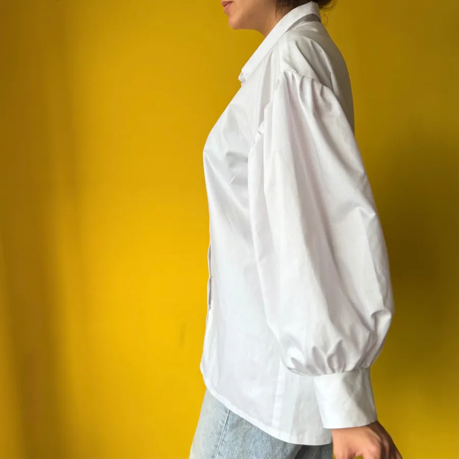 شومیز آستین پفی