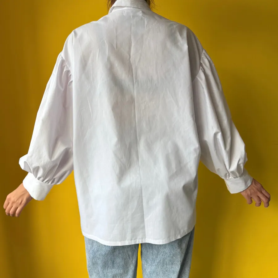 شومیز آستین پفی