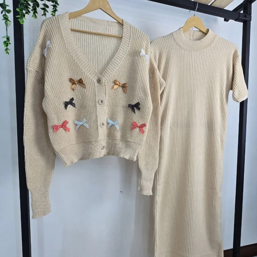 ست دوتکه بافت