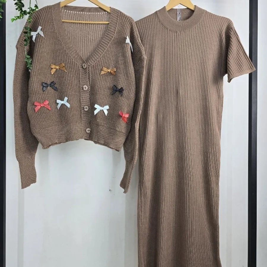 ست دوتکه بافت