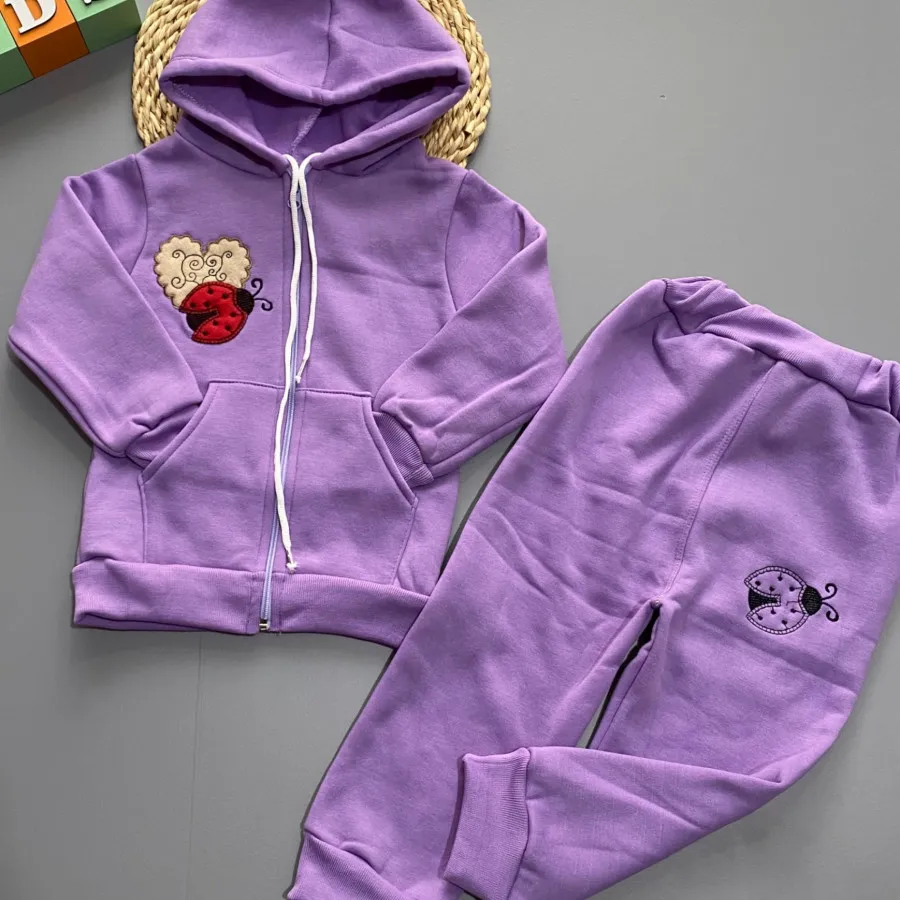 سویشرت شلوار دخترونه کلاه