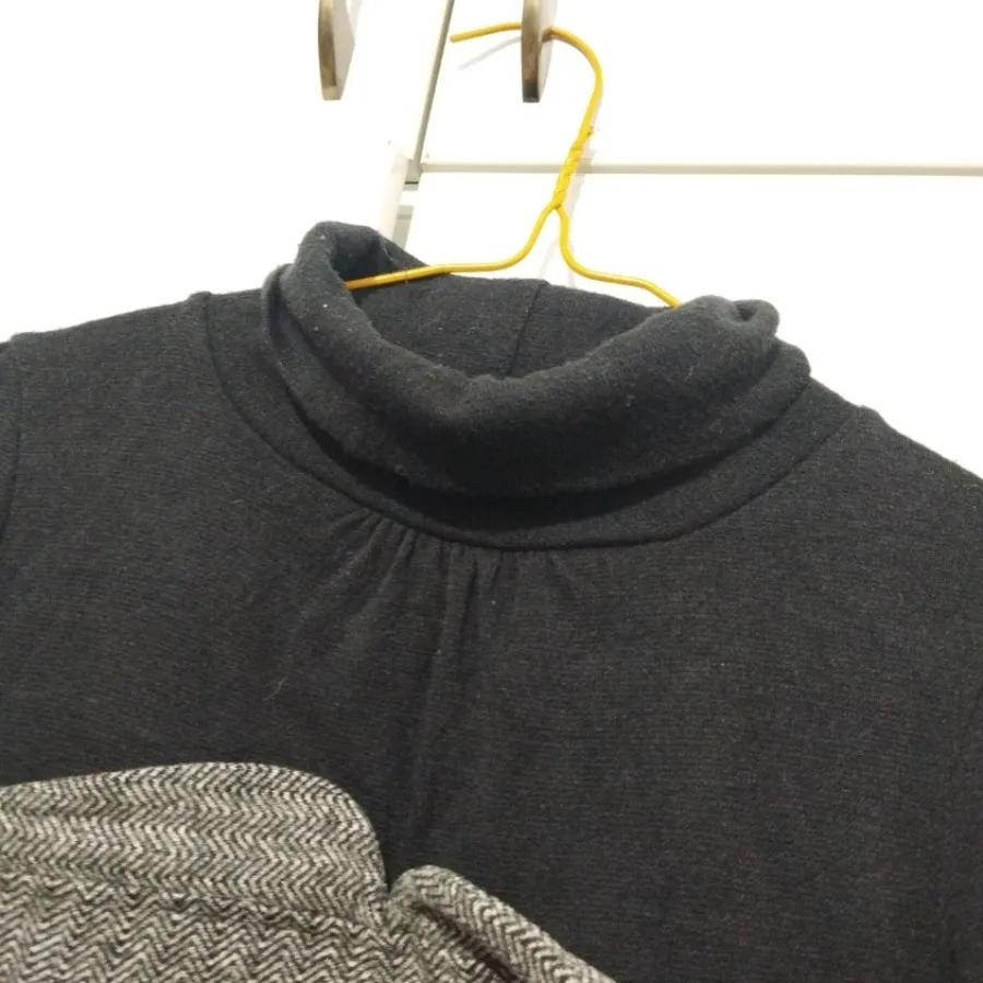 پیراهن کوتاه دو رنگ