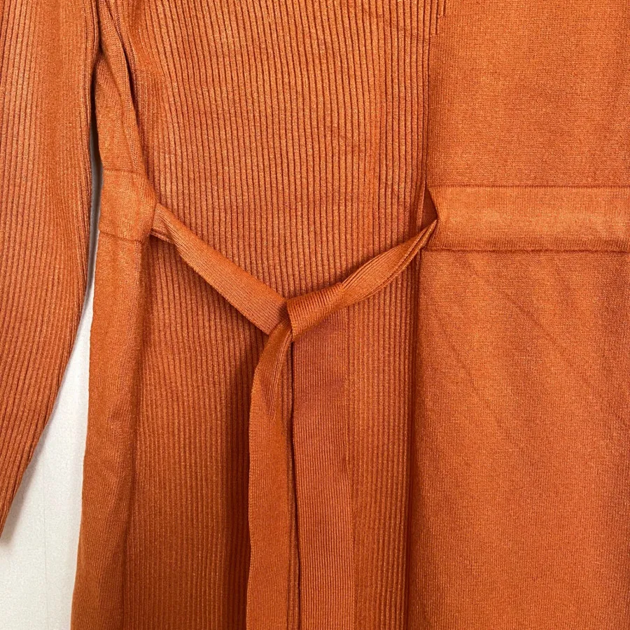 پیراهن آجری کاموایی