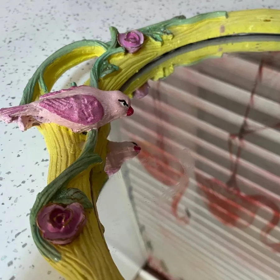 سینی کف آینه ای وجادستمال