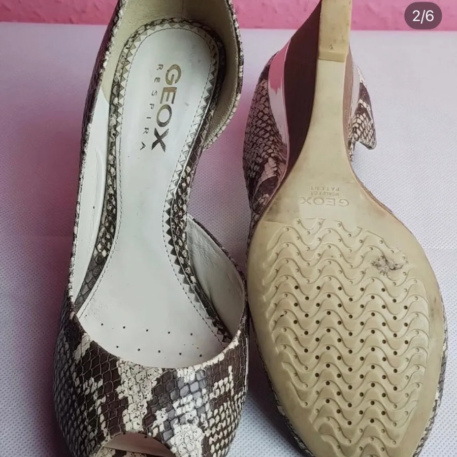 کفش چرم پوست ماری