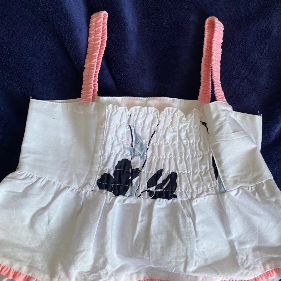 پیراهن نخی دخترانه