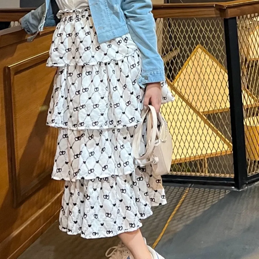 دامن چین دار 3طبقه