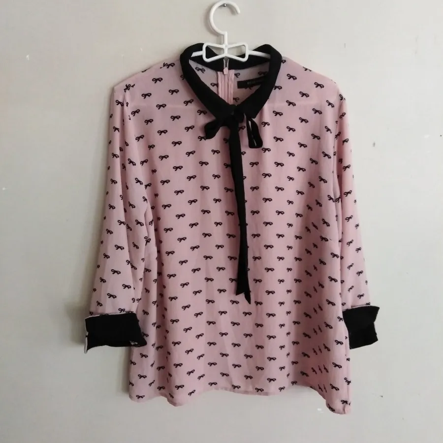 شومیز پاپیونی خارجی