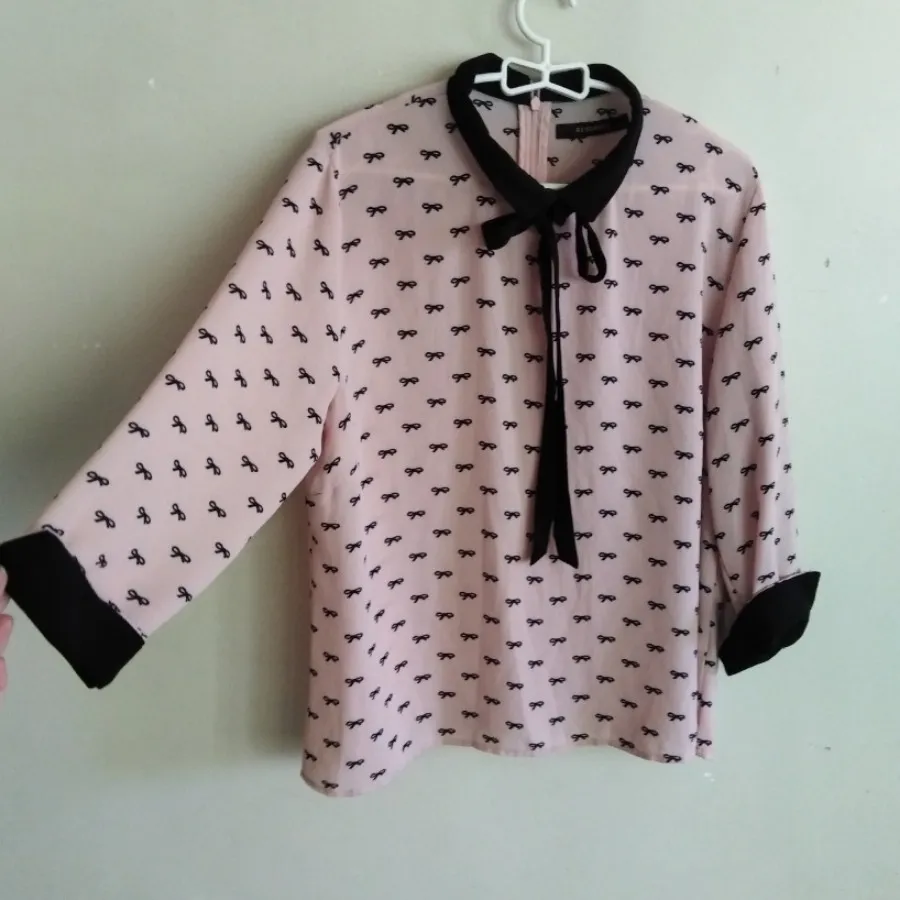 شومیز پاپیونی خارجی