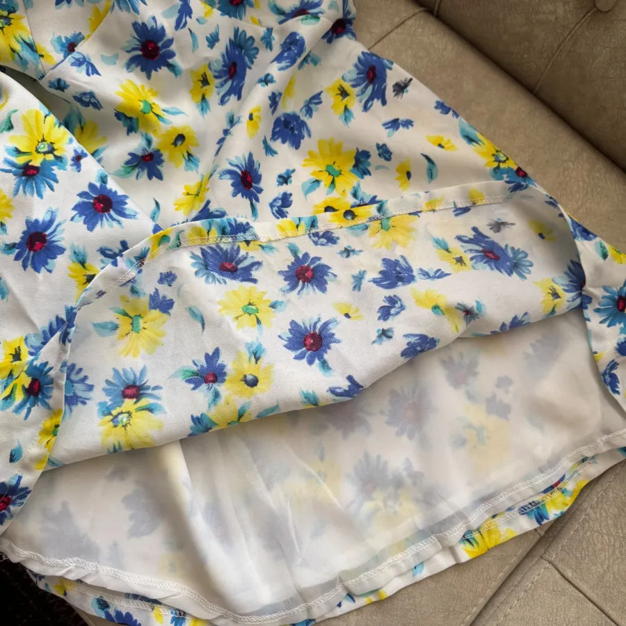 لباس کوتاه گلگلی زارا