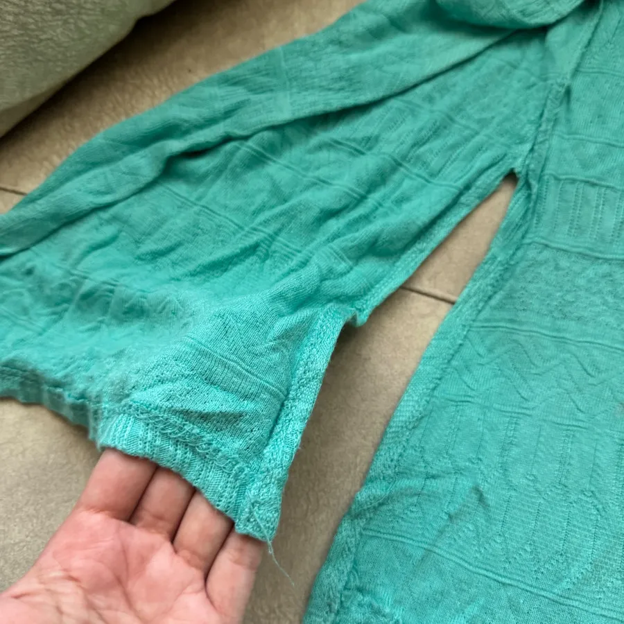 پیراهن رولباسی سبز ترک