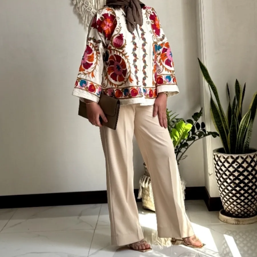 کت سوزندوزی شیک و پیک