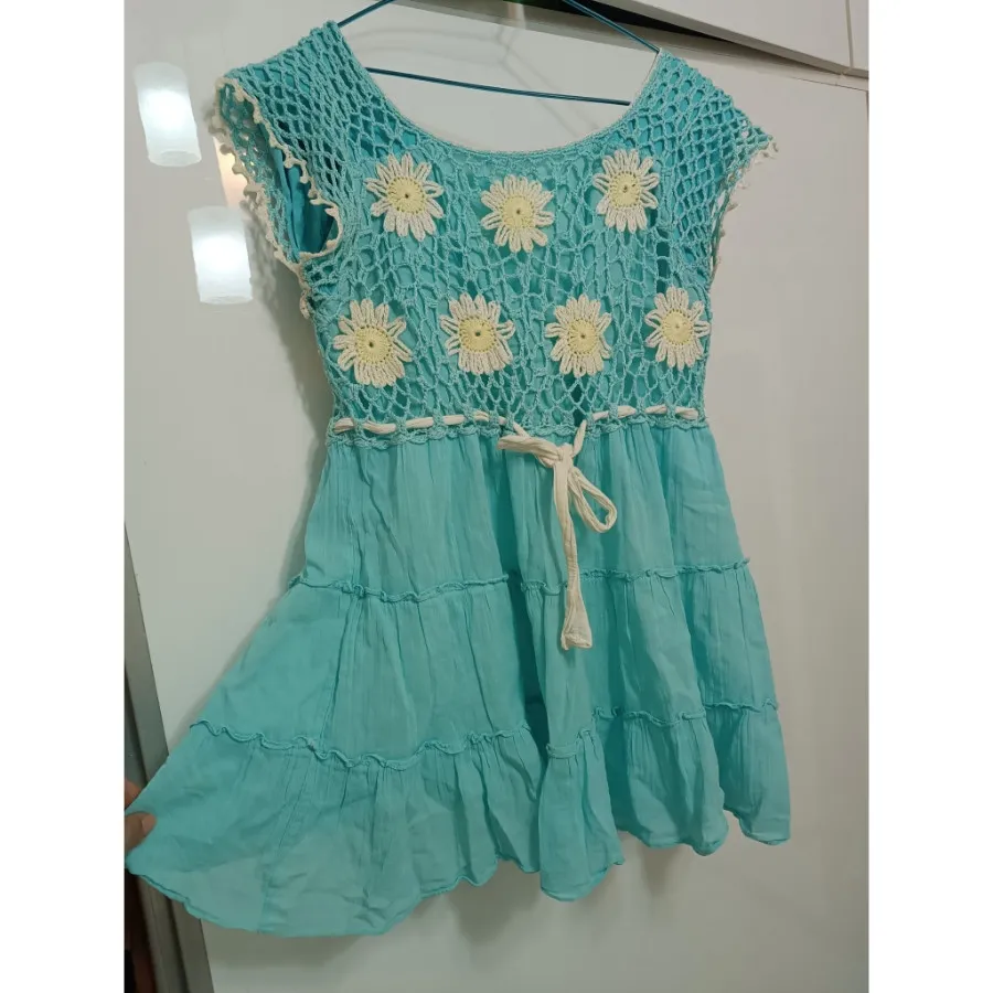 تونیک قلاب بافی عروسکی