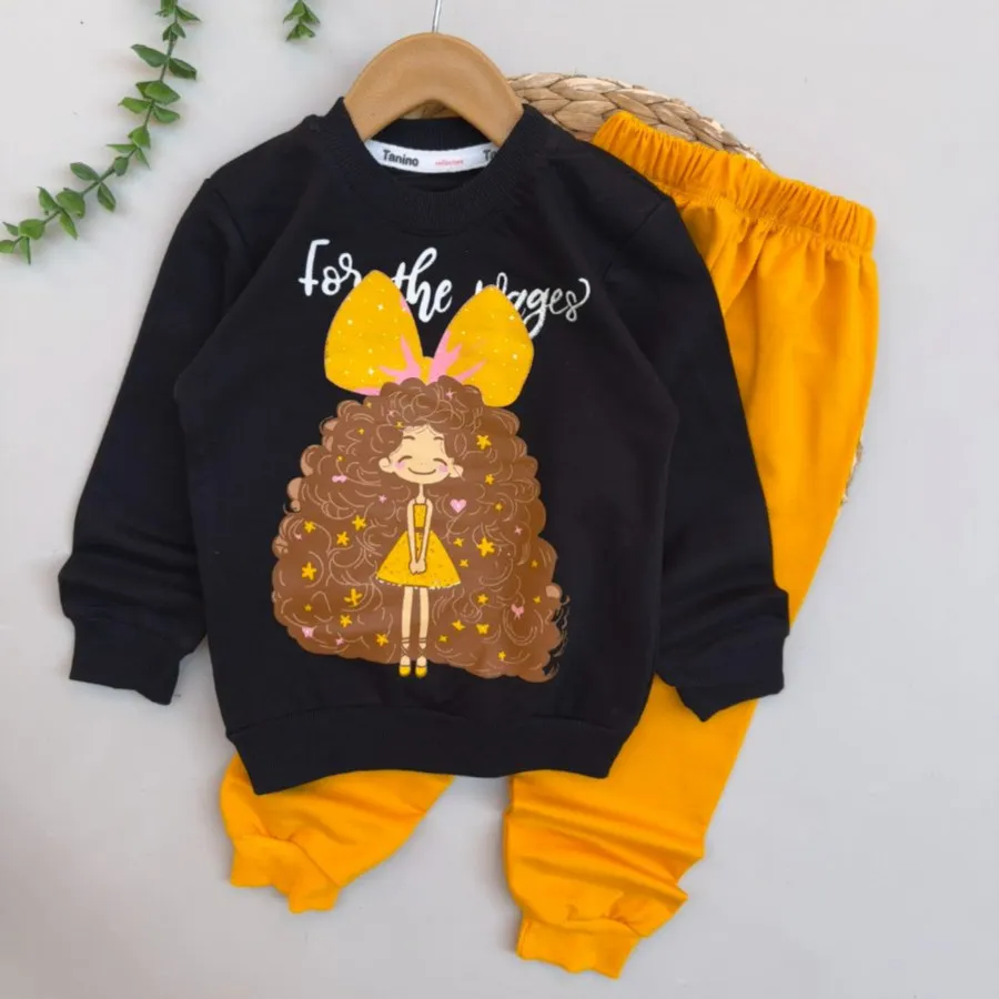 بلوز شلوار دخترونه موفرفر