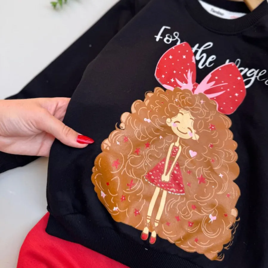 بلوز شلوار دخترونه موفرفر