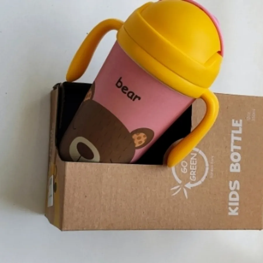 قمقمه کودک بامبو  ،نی دار