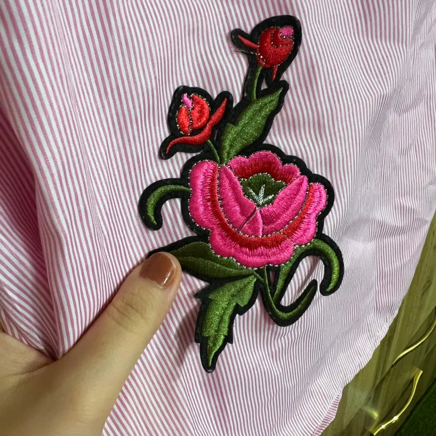 سارافون ناز راه راه صورتی