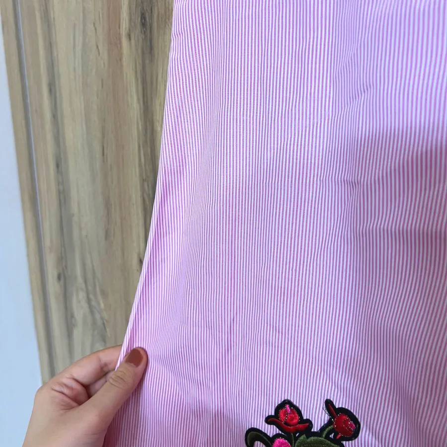 سارافون ناز راه راه صورتی