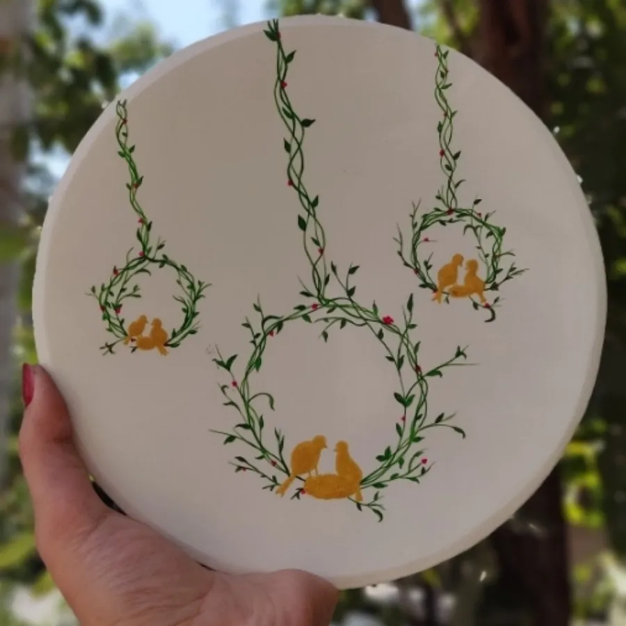 دیوارکوب سفالی