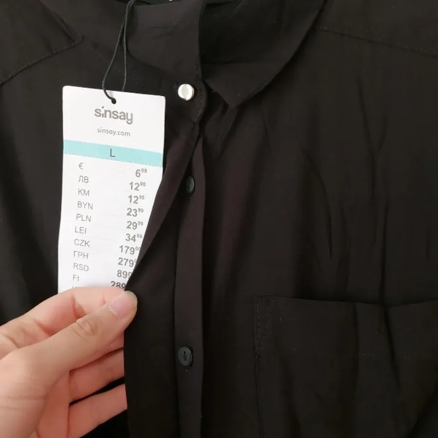 شومیز مشکی نخی