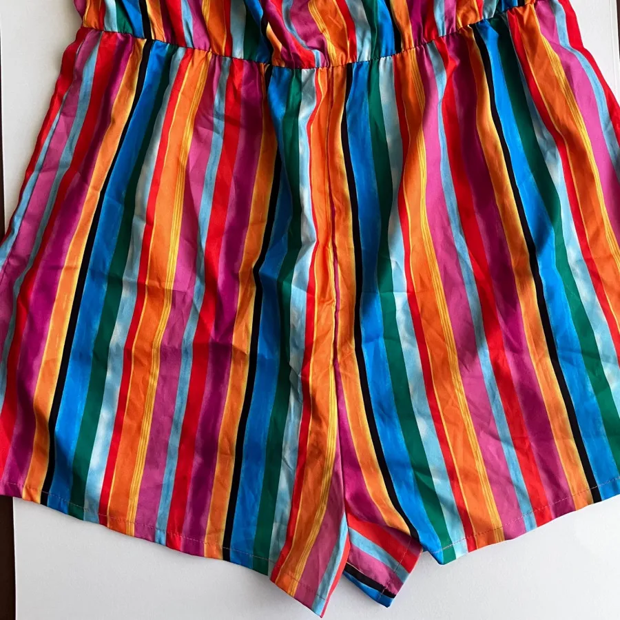 رمپر دکلته رنگین کمانی