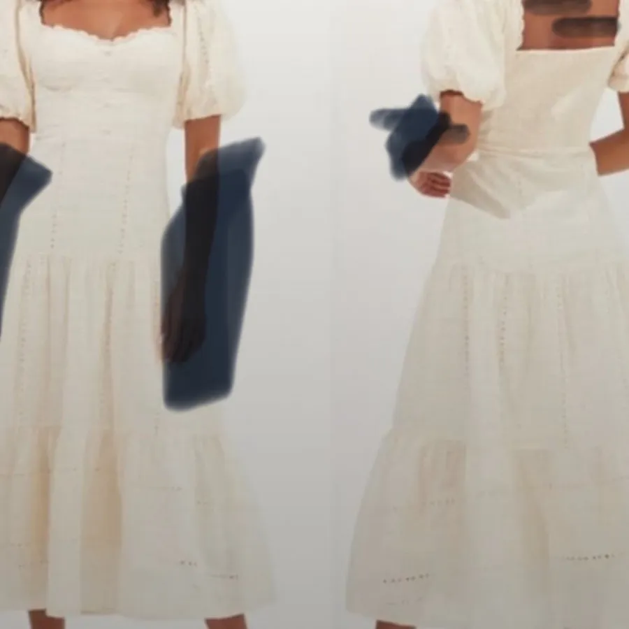 پیراهن عروسکی خامه دوزی