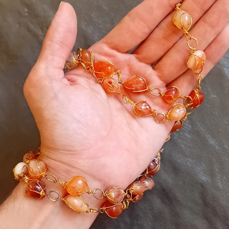 گردنبند عقیق کهنه اصل