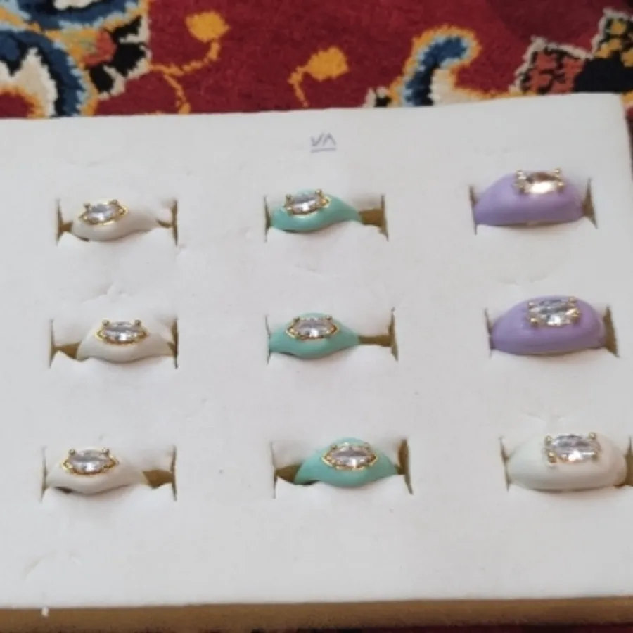 انگشترهای نگین درشت زیبا