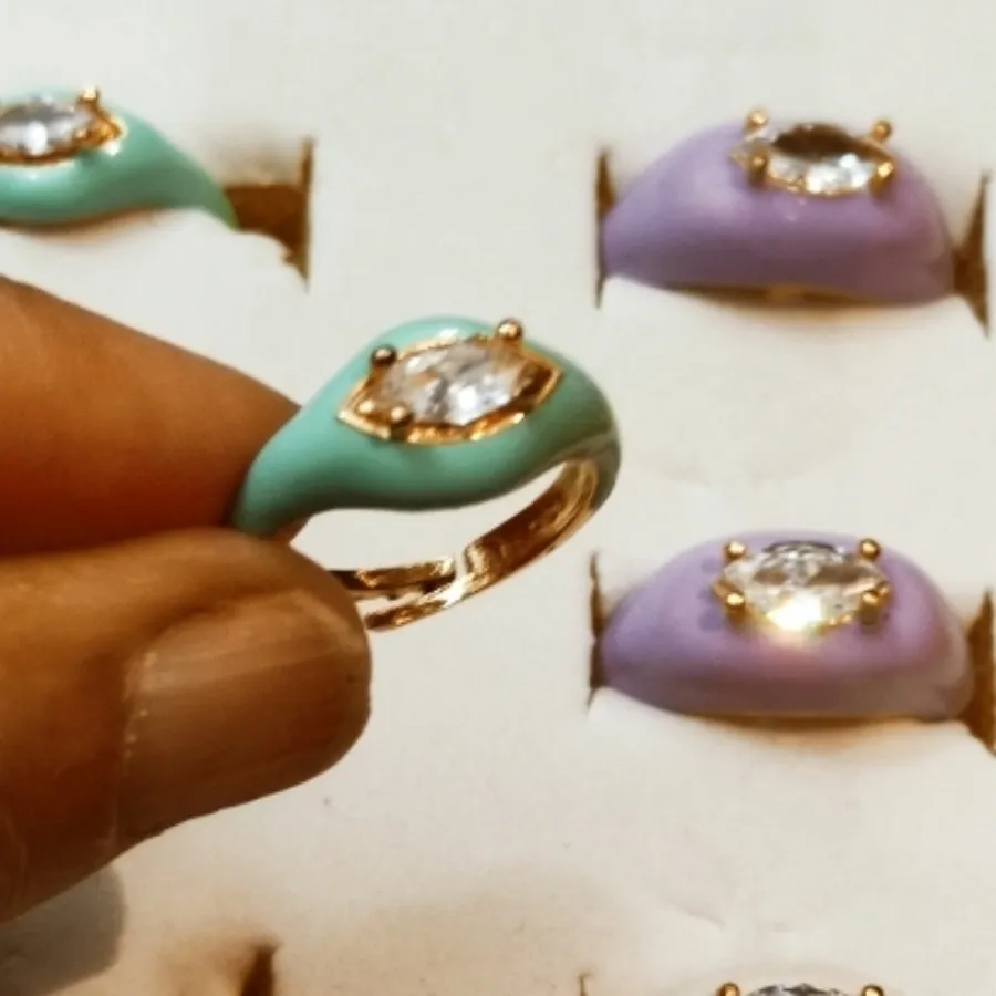 انگشترهای نگین درشت زیبا