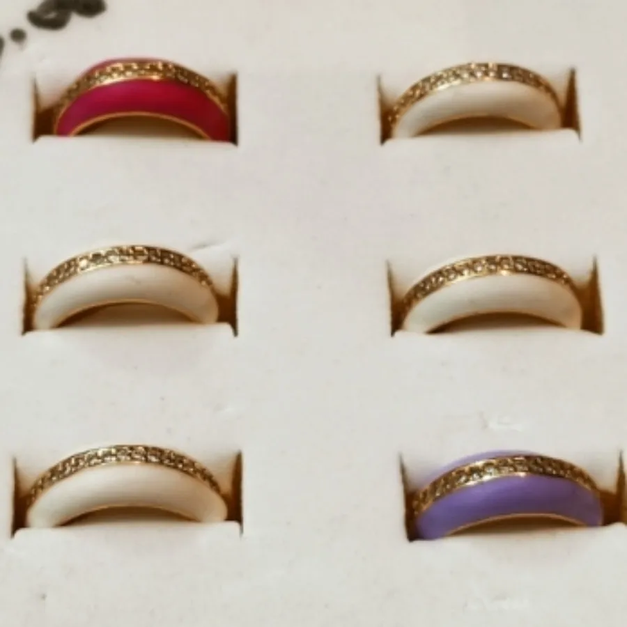 4تاانگشتر رنگی پرنگین