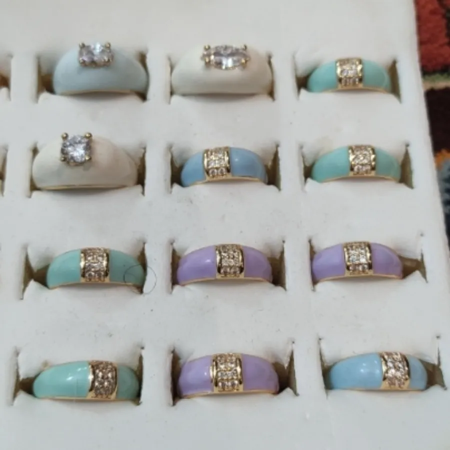 انگشتر نگین دار فری سایز