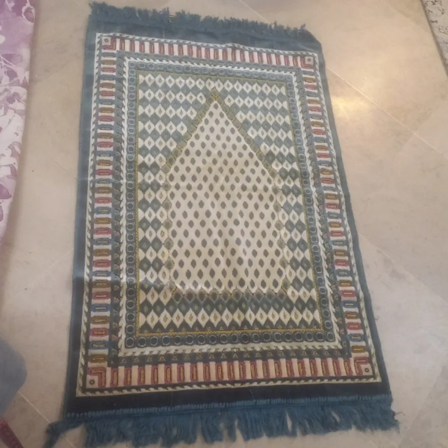 سجاده مخمل بزرگ ترک برجست