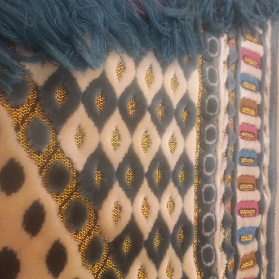 سجاده مخمل بزرگ ترک برجست