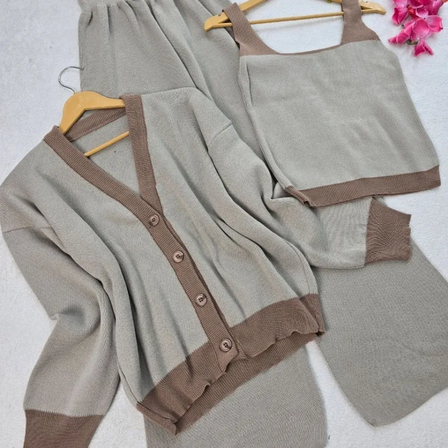 ست سه تیکه بافت