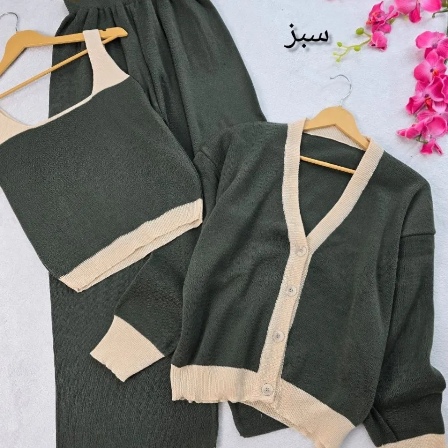 ست سه تیکه بافت