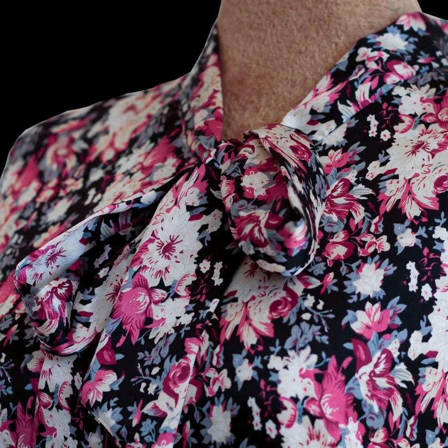 شومیز یقه پاپیونی