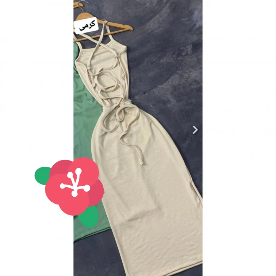 پیراهن ماکسی ساحلی